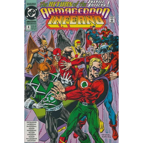 Armageddon: Inferno #4 VF ; DC Comic Book