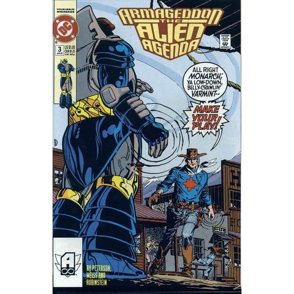 Armageddon: The Alien Agenda #3 VF ; DC Comic Book