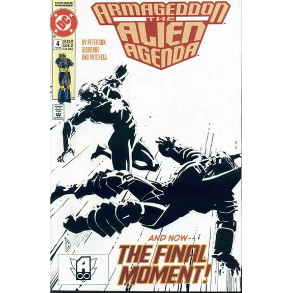 Armageddon: The Alien Agenda #4 VF ; DC Comic Book