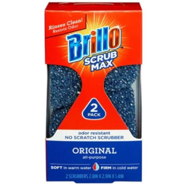 Armaly 24826 Brillo Scrub Max NoScratch Scrubber for All Purpose, Pack
