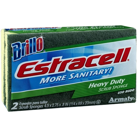 Armaly ProPlus Estracell Scrub Sponge - Heavy Duty - 2 Count