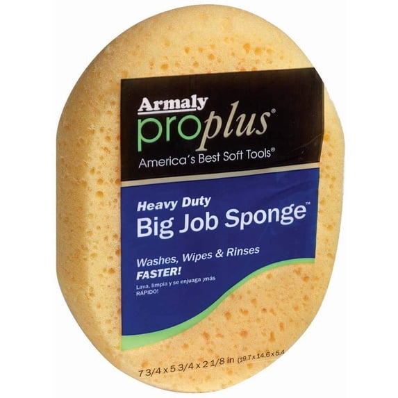 Pro Maintenance Plus Armaly Pro Plus Oval Utility Sponge - Heavy Duty, Odorless, Big Job - 1 ...
