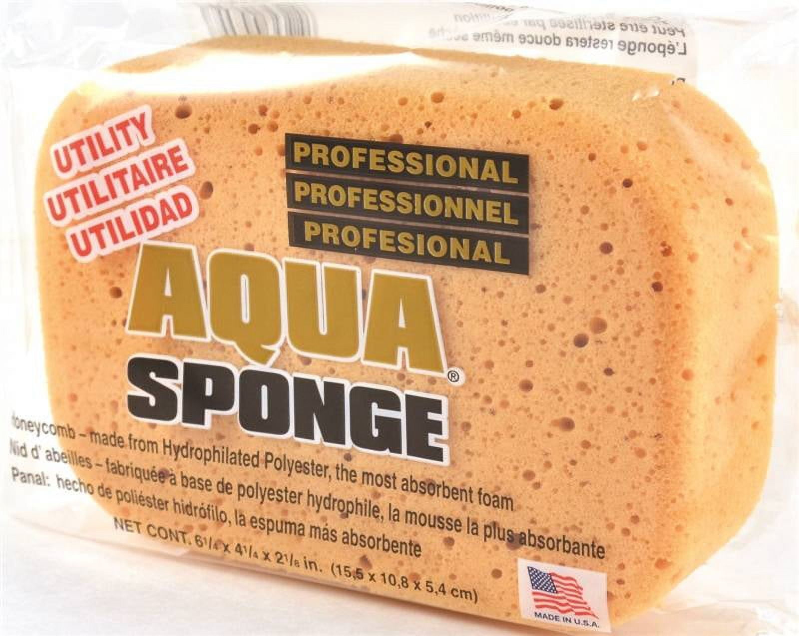 Armaly ProPlus 00009 Utility Sponge, 6-1/4 in L, 4-3/4 in W, 2-1/2 in ...