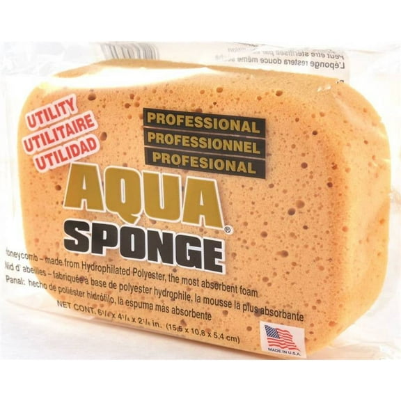Armaly ProPlus 00009 Utility Sponge, 6-1/4 in L, 4-3/4 in W, 2-1/2 in Thick, Polyester