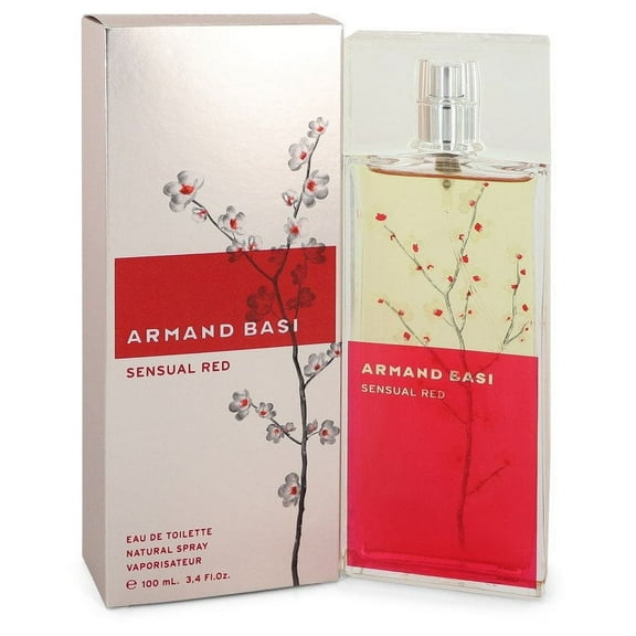 Armand Basi Sensual Red by Armand Basi Eau De Toilette Spray 3.4 oz for Women Pack of 3