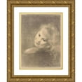 thumbnail image 1 of Armand Berton 12x14 Gold Ornate Wood Frame and Double Matted Museum Art Print Titled - Rieuse (ca. 1897), 1 of 4