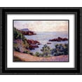 thumbnail image 1 of Armand Guillaumin 2x Matted 24x20 Black Ornate Framed Art Print 'Paysage du Midi', 1 of 2