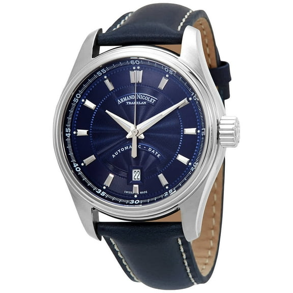 Armand Nicolet MH2 Automatic Blue Dial Men's Watch A640A-BU-P140BU2
