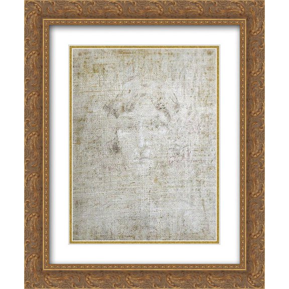 Armando Reveron 2x Matted 20x24 Gold Ornate Framed Art Print 'Rostro blanco'