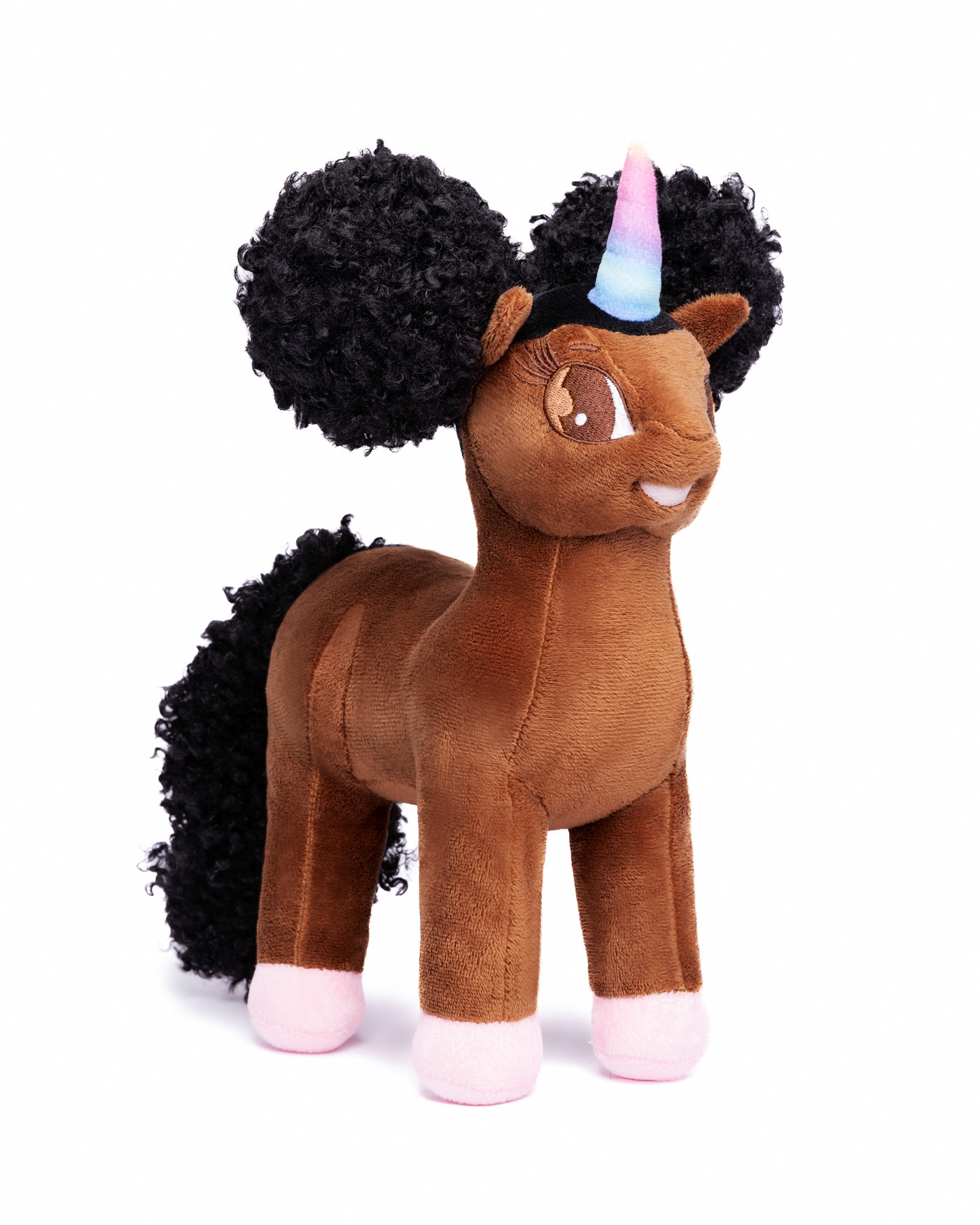 Armani, Black Unicorn Plush Toy 12 inch