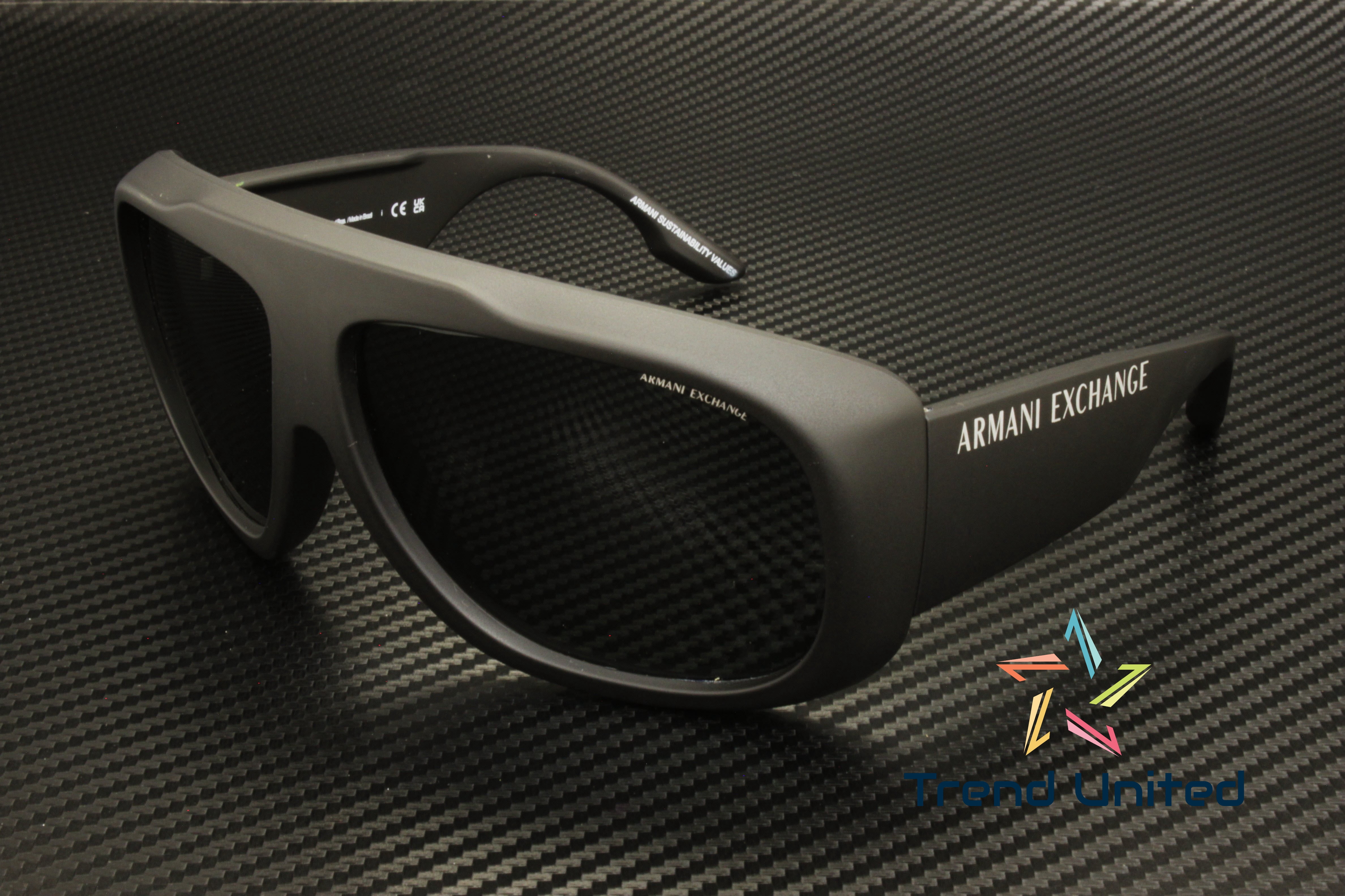 Armani Exchange AX 4143SU Plastic Unisex Pilot Sunglasses  display picture 3