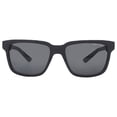 thumbnail image 1 of Armani Exchange Men's AX4026S-812287-56 Black Rectangle Sunglasses, 1 of 5