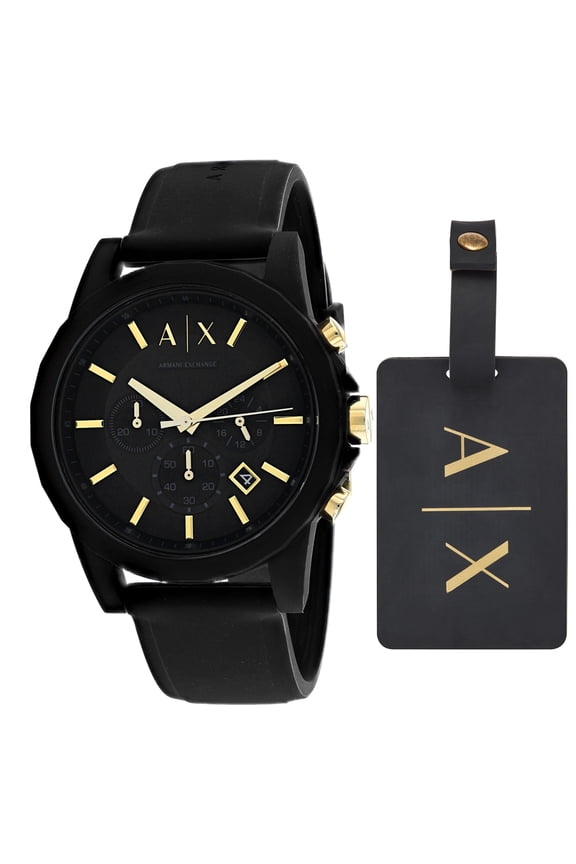 Men's Classic Black Dial Watch - AX7105