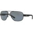 thumbnail image 1 of Armani Exchange Men's Polarized Matte Black Aviator Sunglasses AX2012S60638162, 1 of 4