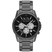 Armani Exchange Mens Banks Black Dial Watch - AX1765
