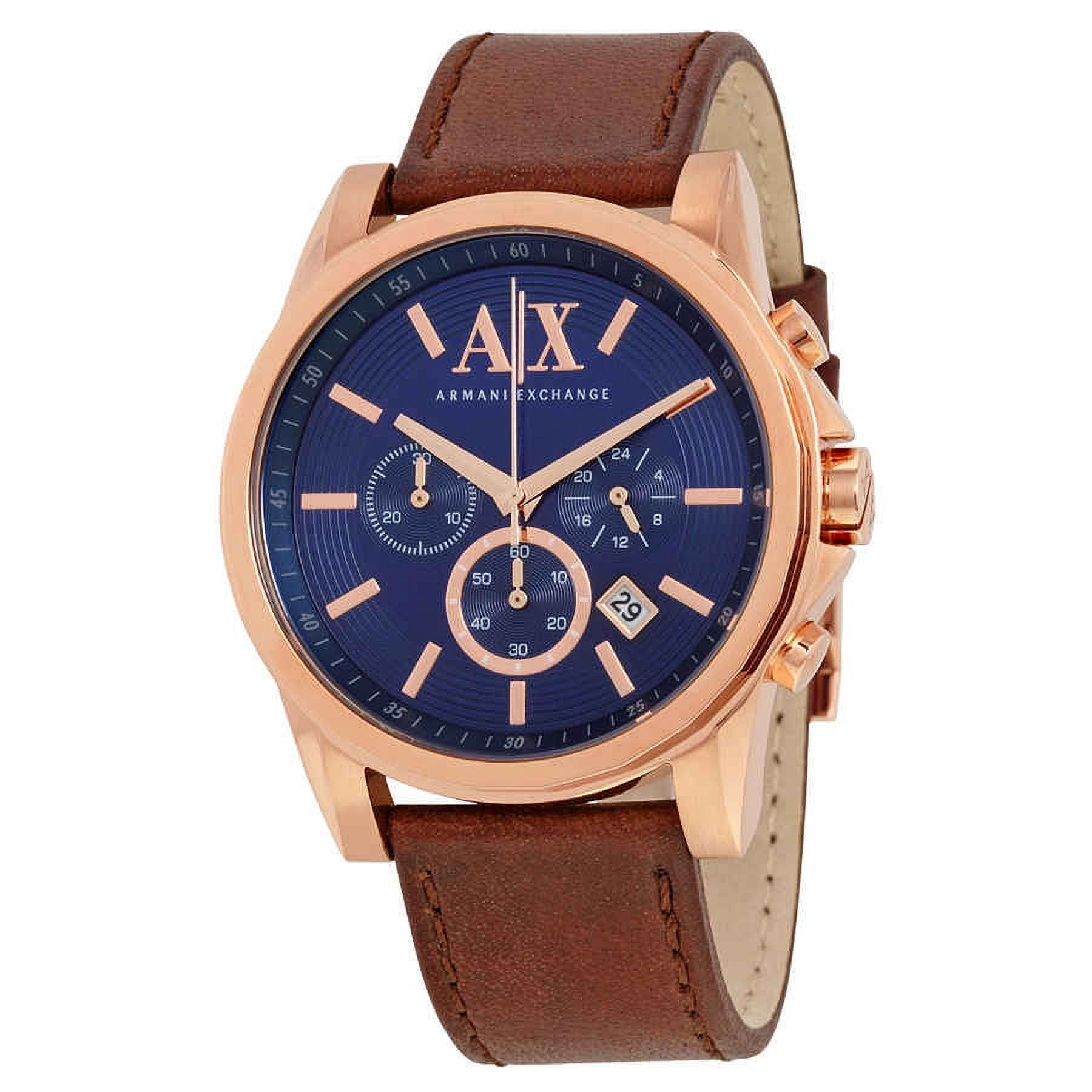 Armani Exchange Outerbanks Chronograph Men\'s AX2508 Dial Watch Blue