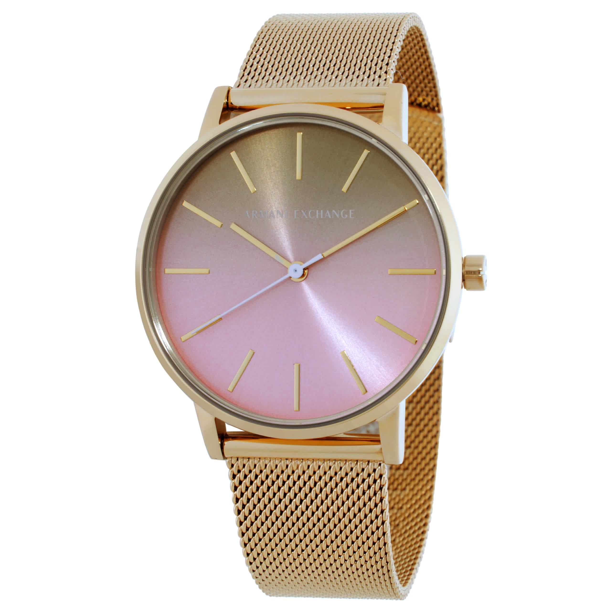 NWT Armani Exchange Quartz Pink Dial Ladies Watch Armani Exchange Audora Quartz Rose Gold Dial Ladies Watch  main image 2