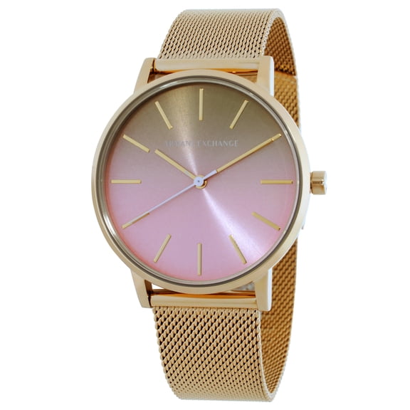 Armani Exchange Quartz Pink Dial Ladies Watch AX5619