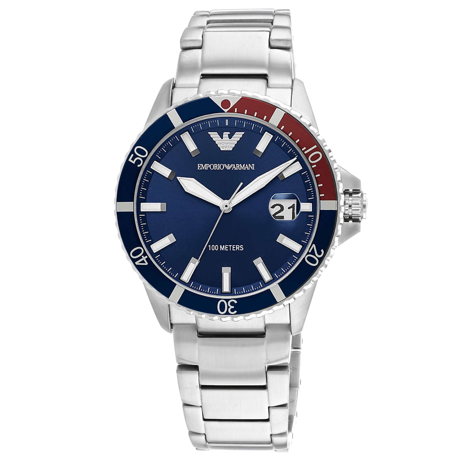 Armani Men's Classic Blue Dial Watch - AR11339 - Walmart.com