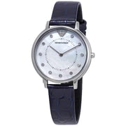 Armani Mother of Pearl Crystal Dial Ladies Watch AR11095