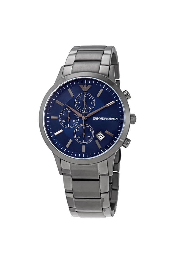 Armani Renato Chronograph Quartz Blue Dial Men's Watch AR11215