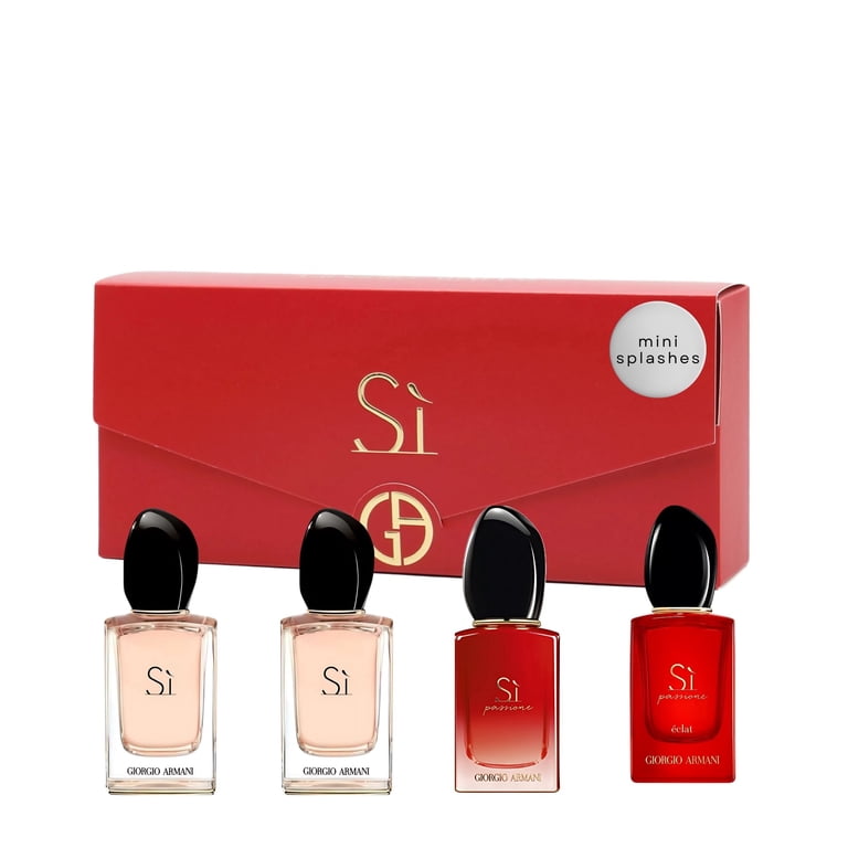 Giorgio Armani Si 香水 大小セット Giorgio Armani Si Women Perfume Gift Set Mini Splash 0.24 oz
