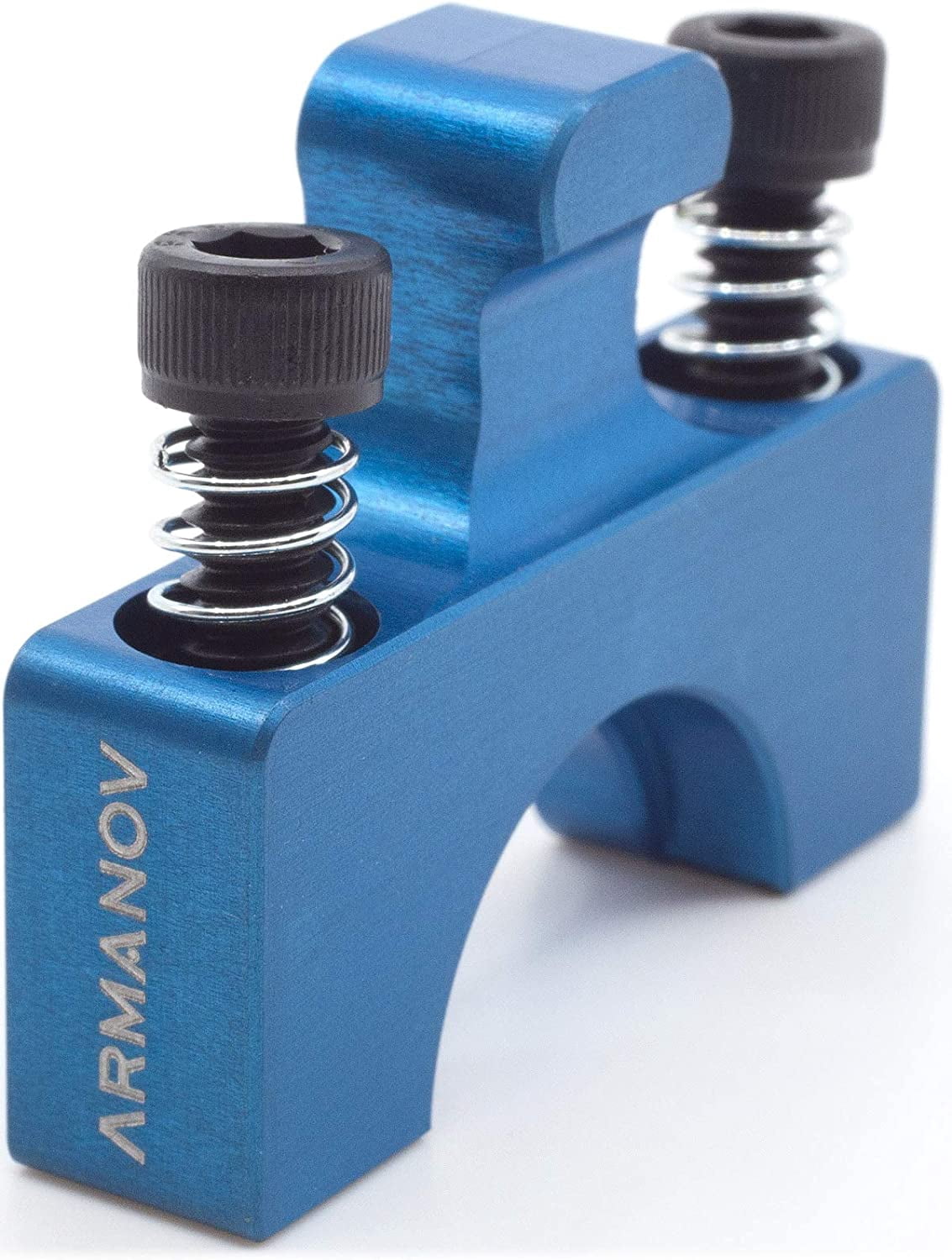 Dillon Quick Disconnect Clamp For Powder Measure - Tool-Less Removal, Anodized Blue
