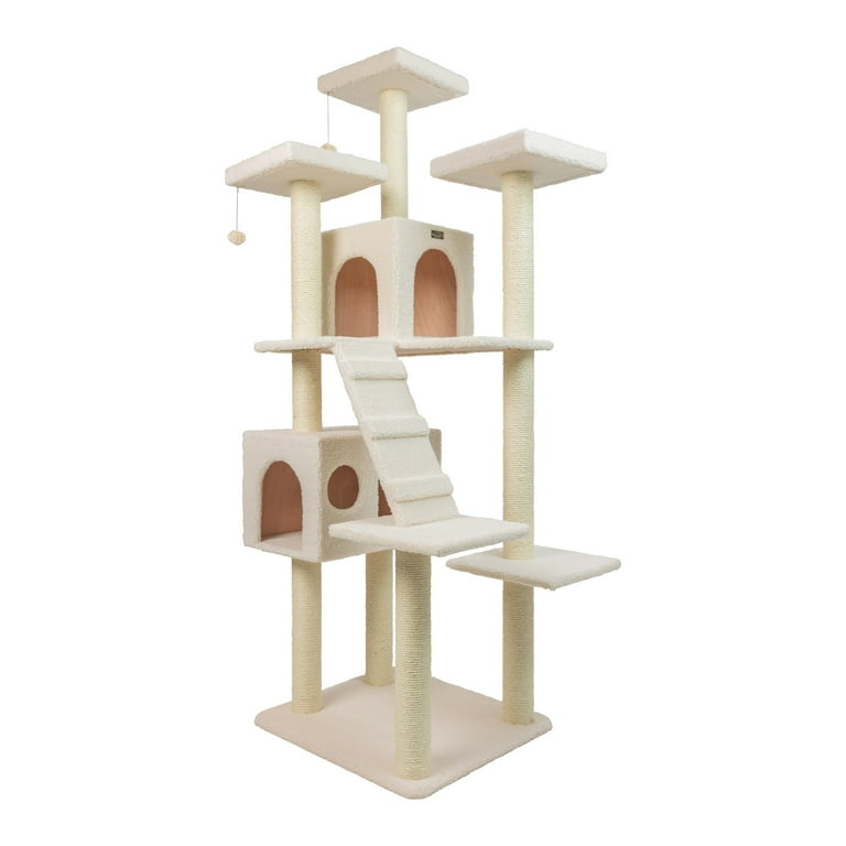 Armarkat 77 in real wood Cat Tree Condo Scratching Post Tower