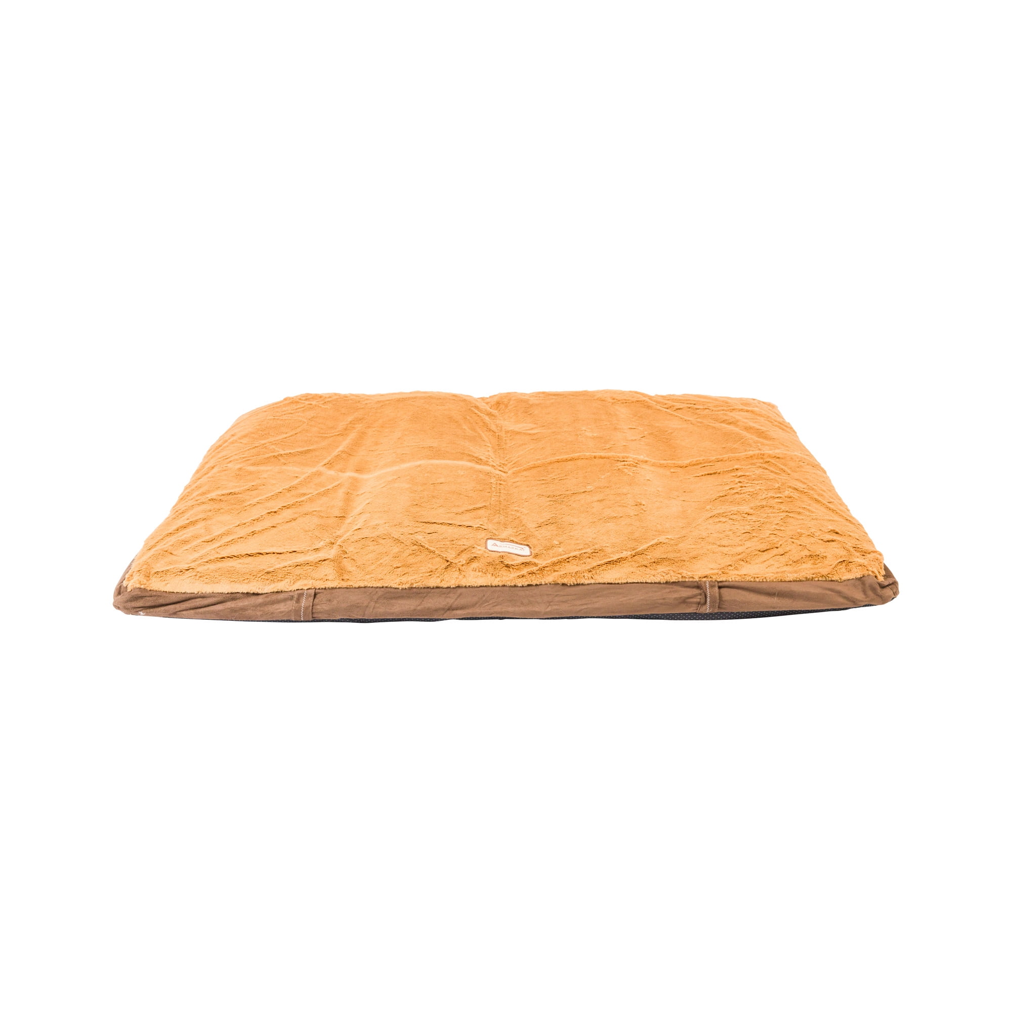 Large Earth Brown and Mocha Faux Suede Pet Bed Mat