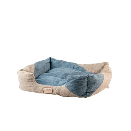Armarkat Cat Bed Model C47, navy blue & beige