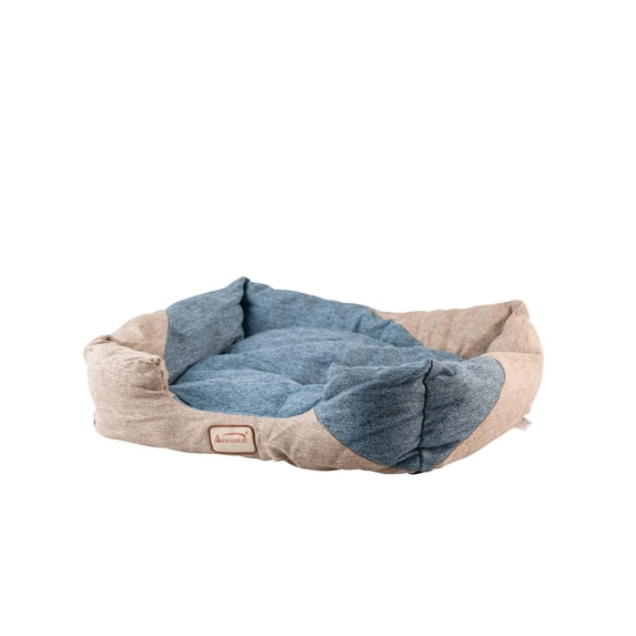 Armarkat Cat Bed Model C47, navy blue & beige