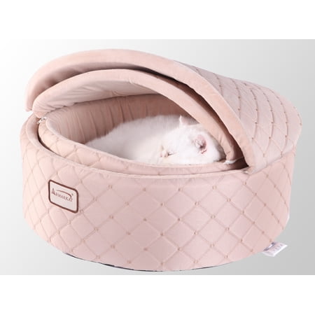 Armarkat Cat Bed, Small, Light Apricot, C33HFS/FS-S