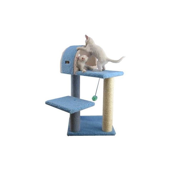 Armarkat Classic Cat Tree Model B2903, 29 inch Sky Blue