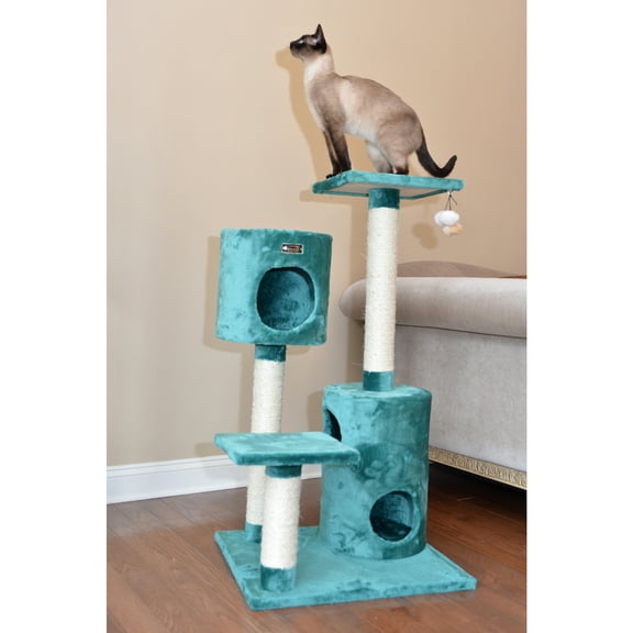 Armarkat Classic real wood Cat Tree Model A4301, 43 inch, Dark Green