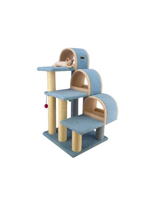 Armarkat Classic Real Wood Cat Tree Model B3803, 38 inch Sky Blue