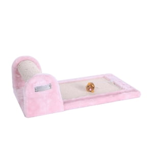 Armarkat Real Wood Rolling Cat Scratcher, Pink, X0602