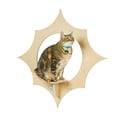 thumbnail image 1 of Armarkat Sun Shape Cat Wall Shelf Modern Wood Climbing Furniture 35in 15lbs Limit, 1 of 7