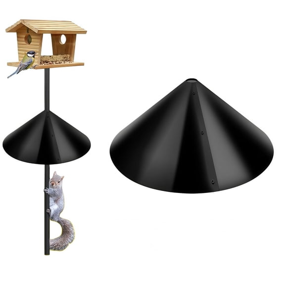 Armastuse 16 Inch Squirrel Baffle for Bird Feeder Pole, Pole Mount Squirrel Guard Stopper - for Outdoor Bird Feeders And Shepherd Hooks