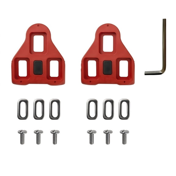 Armastuse 2 Pack Bike Cleats Compatible, 9 Degree Float System for Stability and Power Transfer - Bicycle Cleat Set for Indoor And Road Cycling Shoes