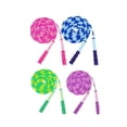thumbnail image 1 of Armastuse 4 Pack Soft Beaded Jump Ropes for Kids, Adjustable Length Tangle-Free Skipping Rope for Women, Men & Family Workout, Weight Loss Equipment(Blue/Green/Purple/Pink), 1 of 6