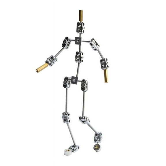 Armature Kit - DIY Metal Puppet Figure Skeleton, Easy to Assemble, Animated Character Design, for Stop Motion Animation
