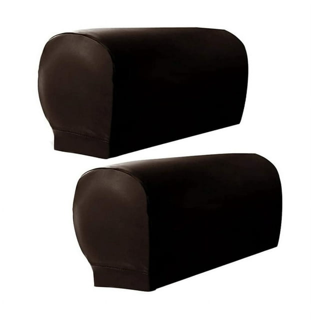Armchair Arm Covers, 2Pcs Armrest Cover Ultra Thick and Soft PU Leather