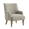 thumbnail image 1 of Armchair Chair, Gray, Fabric, Living Room Lounge Cafe Lobby Hospitality Restaurant, Modern Contemporary, HB37500, 1 of 9