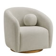 thumbnail image 1 of Armchair Chair, Gray, Fabric, Living Room Lounge Cafe Lobby Hospitality Restaurant, Modern Contemporary, HB37823, 1 of 10