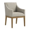 thumbnail image 1 of Armchair Chair, Natural Brown, Fabric, Wood, Living Room Lounge Cafe Lobby Hospitality Restaurant, Modern Contemporary, HB37503, 1 of 9