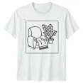 thumbnail image 1 of Armchair Plant Hobby Mens T-Shirt Womens Tee Graphic Unisex Top, 1 of 2