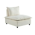 thumbnail image 1 of Armchair With Adjustable Back - Chenille Upholstery, Foam Filled For Comfort Upholstered Chair In Space Saving, , Living Room, Apartment, 1 of 6