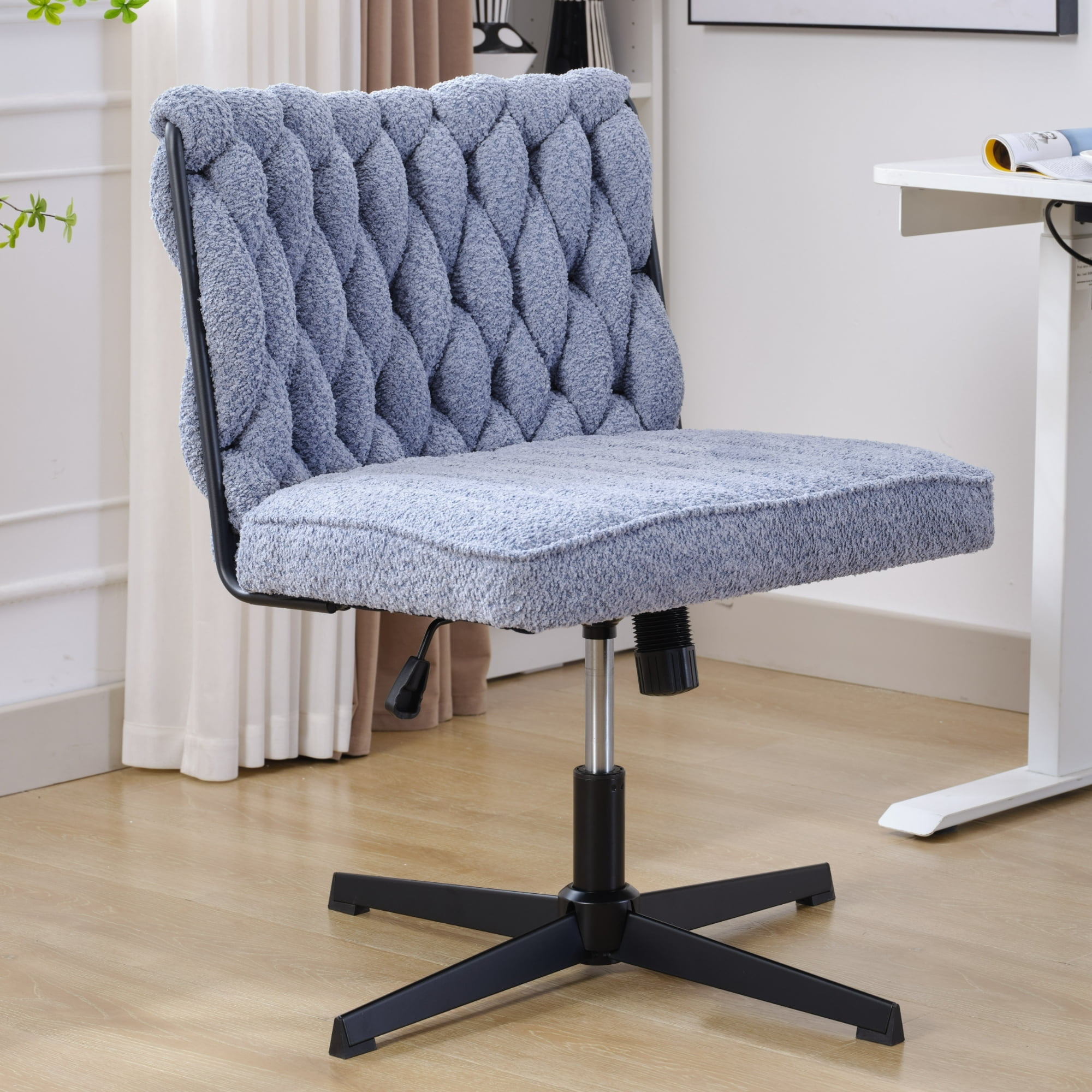 Tjcgdty desk chair without wheels swivel tilt home office chair with
