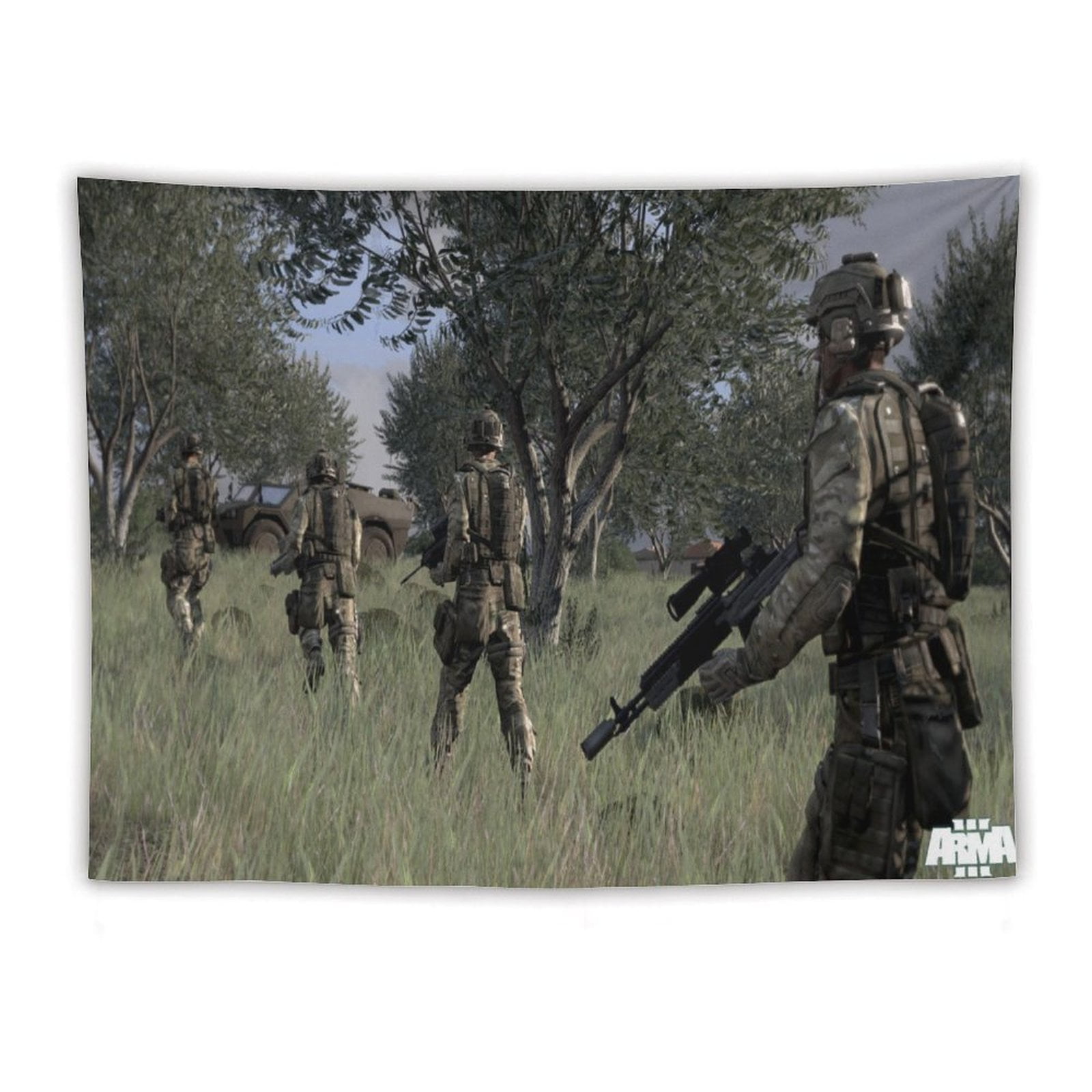 Armed Assault (25) Home Decor Wall Hanging tapestry for bedroom 60"x80