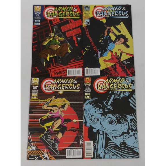 Armed & Dangerous #1-4 VF/NM complete series Bob Hall ; Armada